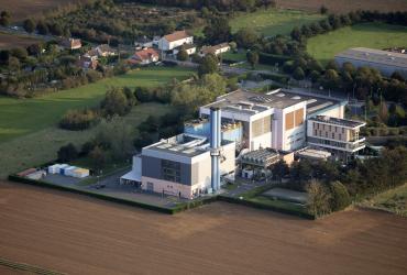 Vue aérienne de l'Unité de Valorisation Energétique du Syvedac à Colombelles