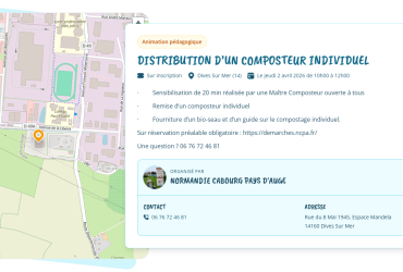 Distribution d’un composteur individuel