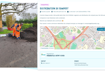 Distribution de compost