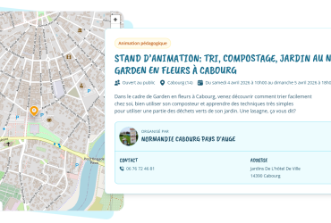  Stand d’animation tri, compostage, jardin au naturel Garden en Fleurs