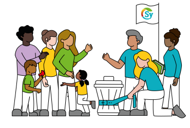 Illustration réduction des déchets