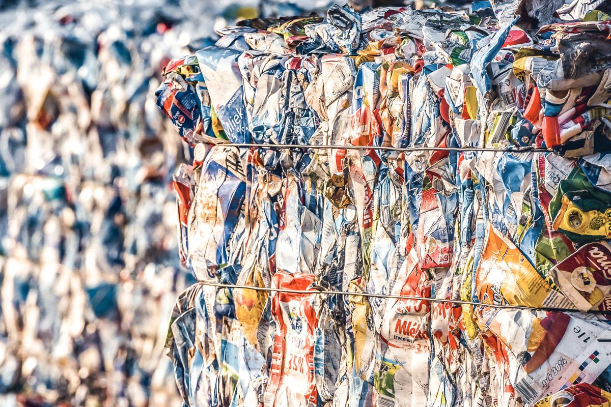 Balles d'emballages métalliques compactés